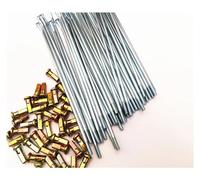 IZHAOGJING Lot de 36 rayons de moto avant et arrière de 4,0 mm x 180 mm