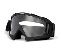 IZHAOGJING Lunette Moto Cross, Masque Moto Cross Lunettes de moto rétro Lunettes de ski Lunettes de soleil de moto Lunettes Casque Cyclisme Course Coureur Protection Lunettes coupe-vent(TM)