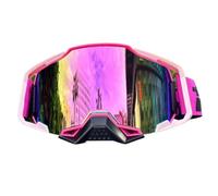 IZHAOGJING Lunette Moto Cross, Masque Moto Cross Lunettes de motocross Lunettes de soleil de moto Masque for homme Protection coupe-vent Ski Cyclisme Course Lunettes tout-terrain(IOOXG06)