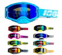 IZHAOGJING Lunette Moto Cross, Masque Moto Cross Lunettes de soleil moto Motocross Sécurité Protection Vision de la nuit Casque Casque Lunettes de protection Driver Verres de conduite(Black single)