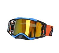IZHAOGJING Lunette Moto Cross, Masque Moto Cross Motocross Goggles hors route Verres Dirt Vélo Casques de moto Goggles Ski Sport Verres Vélo Vélo Vélo Vélo Vélo(Blue black)
