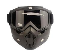 IZHAOGJING Lunette Moto Cross, Masque Moto Cross Sports d'hiver Masque de Ski de neige Ski de descente de montagne lunettes de snowboard Masque de Ski lunettes de Ski patin à neige(Gray)