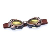 IZHAOGJING Lunette Moto Cross, Masque Moto Cross Verres de casque de moto Flying Lunettes Vintage Vintage Viker Viker Lunettes(Model 12)