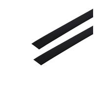 IZHAOGJING Moulure Murale en Acier Inoxydable Bande décorative autocollante en PVC de 5 m, for Mur, Plafond, Meubles, carrelage, espacement, Ruban doré(Black,1.5cm)