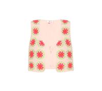 IZIA Cardigan sable / vert clair / rose / rouge, Taille M-L