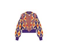 IZIA Cardigan violet / rouge sang, Taille XS-S