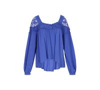 IZIA Chemisier bleu roi / blanc, Taille XL
