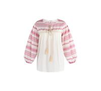 IZIA Chemisier rose / blanc naturel, Taille S