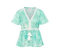 IZIA Chemisier vert / blanc, Taille S