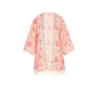 IZIA Kimono bleu clair / jaune / rose / grenadine, Taille S