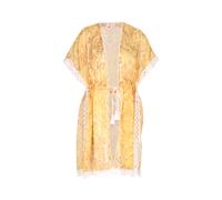 IZIA Kimono jaune / blanc, Taille S