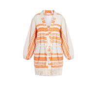 IZIA Kimono orange / blanc naturel, Taille S