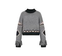 IZIA Pull-over beige / gris chiné / noir, Taille XL-XXL