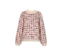 IZIA Pull-over beige / lilas / violet foncé / pêche, Taille M-L