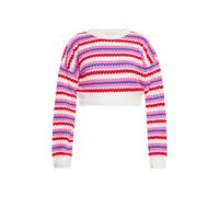 IZIA Pull-over bleu / rose / rouge / blanc, Taille M