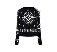 IZIA Pull-over 'Hoona' noir / blanc, Taille M-L