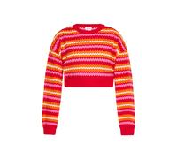 IZIA Pull-over jaune / rose / rouge / blanc, Taille S