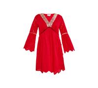 IZIA Robe d’été or / rose / rouge, Taille 36