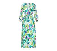 IZIA Robe 'Fashion Look' aqua / pomme / orchidée / blanc, Taille 38