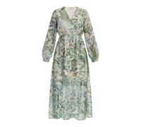 IZIA Robe or / émeraude / jade / blanc naturel, Taille 38