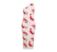 IZIA Robes en maille rouge / blanc, Taille XS