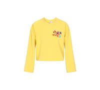 IZIA Sweat-shirt 'Boho' azur / citron / violet / rouge, Taille L