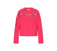 IZIA Sweat-shirt 'Boho' sapin / orange / fuchsia / melon, Taille L