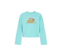IZIA Sweat-shirt 'Boho' turquoise / jaune d'or / rose / rouge cerise, Taille M
