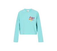 IZIA Sweat-shirt 'Boho' turquoise / jaune / violet foncé / rouge, Taille S