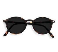IZIPIZI Lunettes de soleil unisexe en forme de D - Verres gris doux - Taille unique, Verres gris doux Tortoise, taille unique