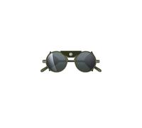 Izipizi - Lunettes de soleil d'alpinisme - Glacier #G Kaki Green Cat. 3 en Cuir Kaki