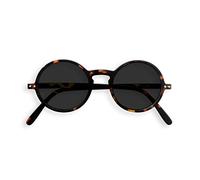 Izipizi / Lunettes De Soleil Adulte / Modèle Rond Rétro : Sun G / 100% UV / Catégorie 3 (Ecaille Verres Gris)