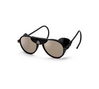 Izipizi - Lunettes de soleil d'alpinisme - Glacier #I Black Cat. 4 en Cuir - Noir Noir