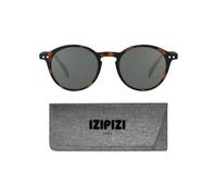 IZIPIZI Lunettes de soleil unisexe en forme de D - Verres gris doux - Taille unique, Verres gris doux Tortoise, taille unique