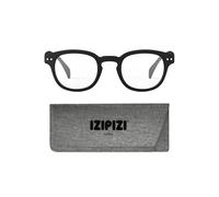 IZIPIZI READING #C Lunettes de lecture pour femmes et hommes, lunettes carrées avec verres résistants aux rayures, monture légère tendance, Noir , 2.5