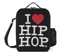 IZIWDORW Boîtes à déjeuner vintage Hip Hop pour toutes les saisons, technologie chaude pour l'hiver et l'été avec couche résistante à l'humidité