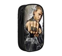 IZIWDORW Charlie Hunnam Trousse à crayons avec intérieur étanche - Étui en tissu Oxford avec fermeture éclair pour stylos d'encre, rouges à lèvres, petits objets