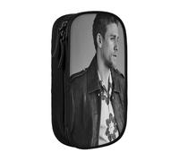 IZIWDORW Charlie Hunnam Trousse à crayons pliable de voyage - Tissu Oxford lavable pour stylos, câbles, petits accessoires