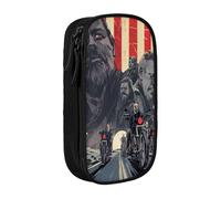 IZIWDORW Charlie Hunnam Trousse avec taille-crayon intégré - Rangement tout-en-un pour crayons, gommes, règles (utilisation scolaire)