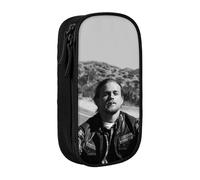 IZIWDORW Charlie Hunnam Trousse de voyage écologique en tissu Oxford imperméable pour artistes, étudiants, amateurs de maquillage