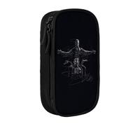 IZIWDORW Charlie Hunnam Trousse en tissu Oxford avec coutures renforcées pour stylos, pinceaux, chargeurs (léger)