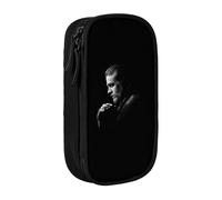 IZIWDORW Charlie Hunnam Trousse pour professionnels occupés - Design élégant avec 5 emplacements pour stylos et poche cachée (logo personnalisé)