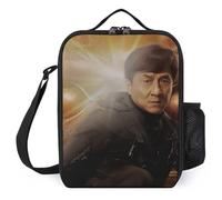 IZIWDORW Jackie Chan Boîtes à déjeuner avec glacière amovible, conservation de la température de 4 heures, matériaux de qualité alimentaire approuvés par la FDA