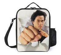 IZIWDORW Jackie Chan Boîtes à déjeuner avec planche à découper intégrée, design tout-en-un innovant pour les amateurs de plein air