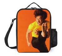 IZIWDORW Jackie Chan Boîtes à déjeuner compactes et minces, s'adaptent parfaitement aux conteneurs standard, essentiels de bureau peu encombrants