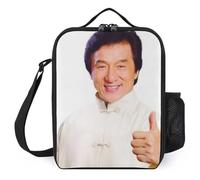 IZIWDORW Jackie Chan Boîtes à déjeuner durables de qualité militaire Tissu Oxford 600D avec coins renforcés et points de tension