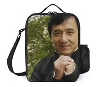 IZIWDORW Jackie Chan Boîtes à déjeuner en cuir végétalien, aspect sophistiqué avec performance thermique pratique