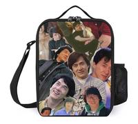 IZIWDORW Jackie Chan Boîtes à lunch avec panneau avant transparent, design rapide sans ouverture, gain de temps pour les professionnels occupés