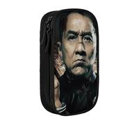 IZIWDORW Jackie chan Trousse à crayons pour kits scientifiques - Tissu Oxford respectueux du laboratoire avec intérieur étanche pour outils, stylos