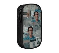 IZIWDORW Jaeden Martell Trousse à crayons pour matériel de photographie - Tissu Oxford de protection pour objectifs, cartes SD et stylos